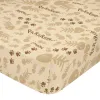 Fitted sheet HappyFriday MR FOX Multicolour 105 x 200 x 32 cm