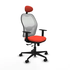 Office Chair with Headrest Jorquera Piqueras y Crespo 1D036N1 Dark Orange
