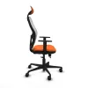 Office Chair with Headrest Jorquera Piqueras y Crespo 1D036N1 Orange