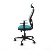 Office Chair with Headrest Jorquera Piqueras y Crespo 1D036N1 Turquoise