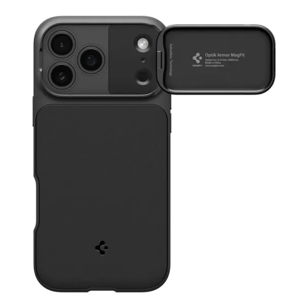 Spigen Optik Armor Mag MagSafe - Case for iPhone 17 Pro (Black)