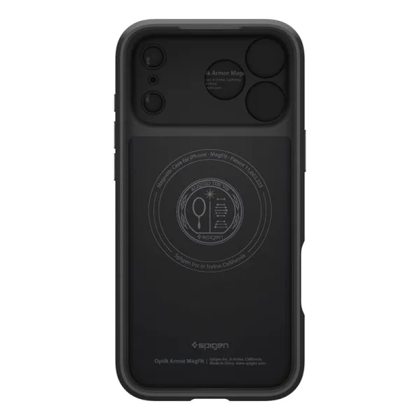 Spigen Optik Armor Mag MagSafe - Case for iPhone 17 Pro (Black)