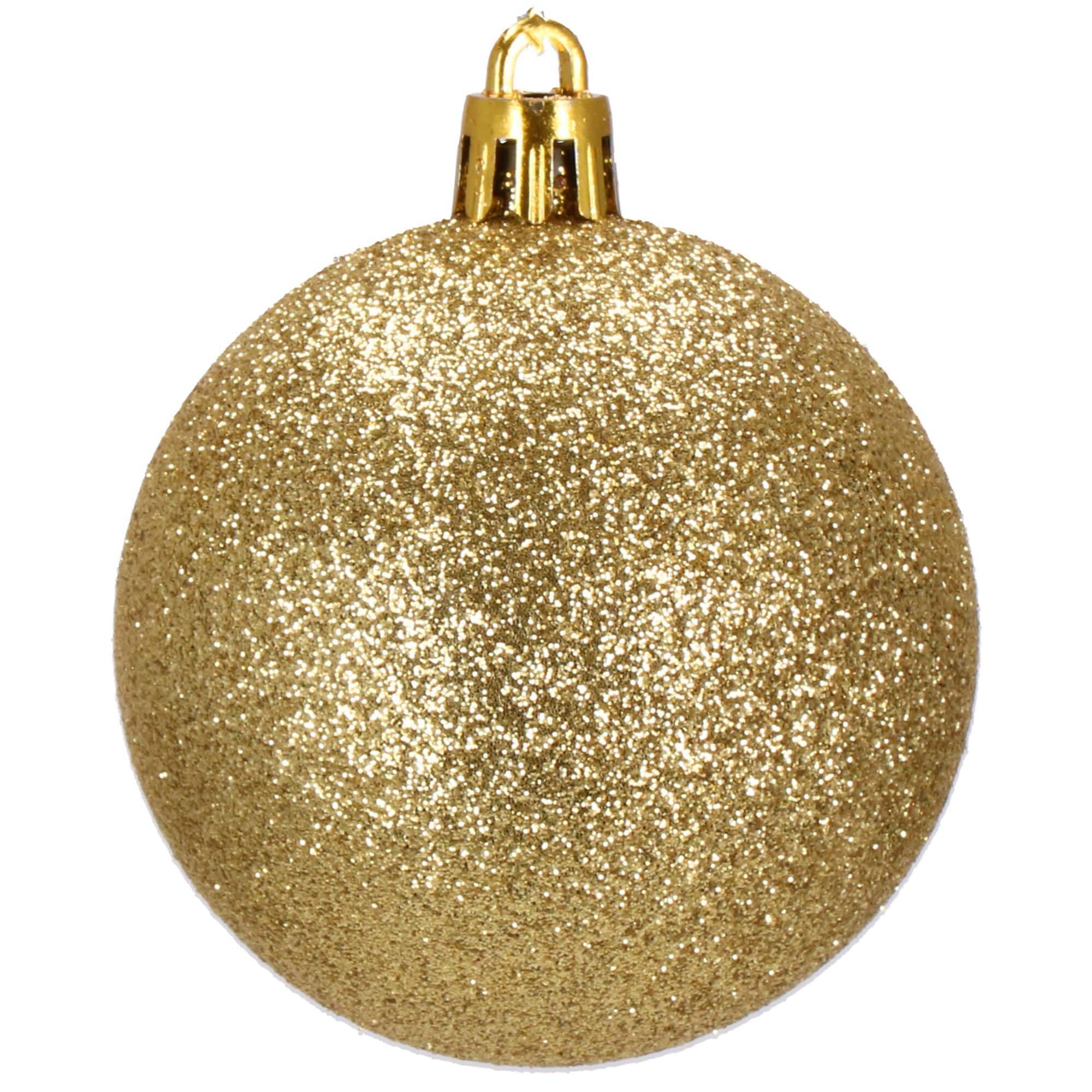 Christmas tree ornament set Springos CA0019, 6/4/3 cm, 100 pcs