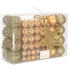Christmas tree ornament set Springos CA0019, 6/4/3 cm, 100 pcs