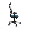 Office Chair with Headrest Jorquera Piqueras y Crespo 1D036N1 Petroleum green