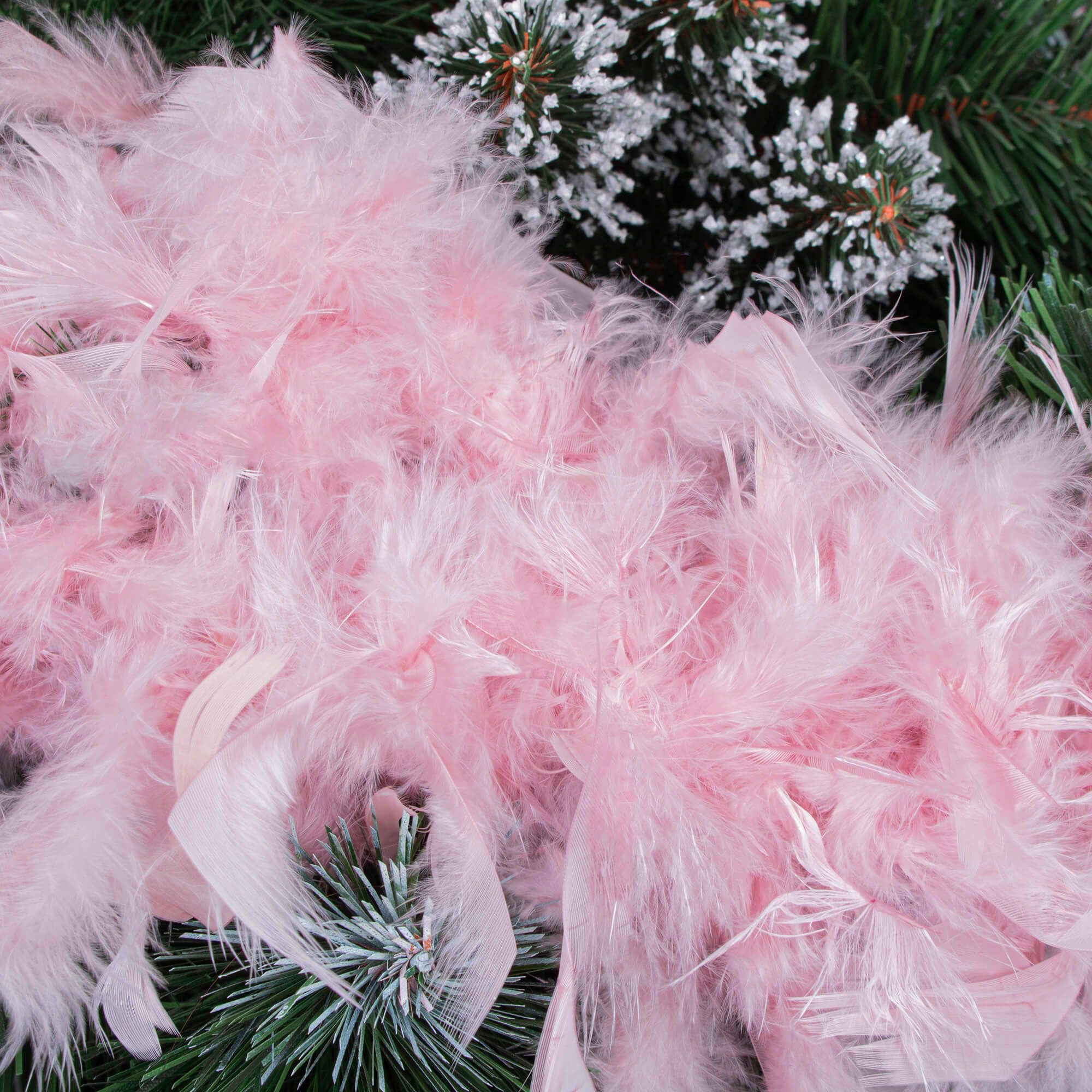 Feather garland for Christmas tree Springos CA0185, 180 cm