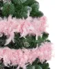 Feather garland for Christmas tree Springos CA0185, 180 cm