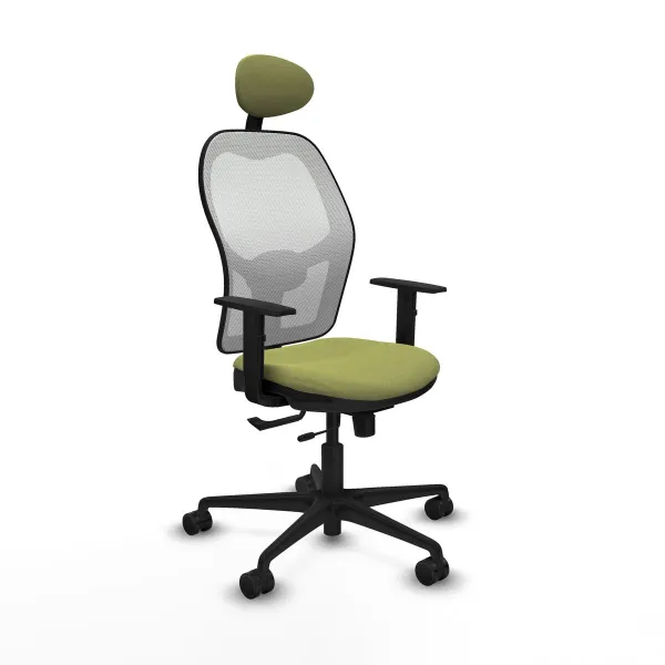 Office Chair with Headrest Jorquera Piqueras y Crespo 1D036N1 Green