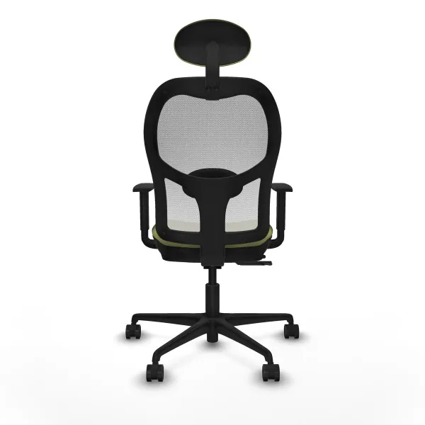 Office Chair with Headrest Jorquera Piqueras y Crespo 1D036N1 Green