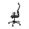 Office Chair with Headrest Jorquera Piqueras y Crespo 1D036N1 Dark grey