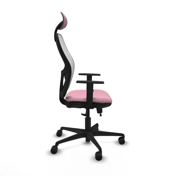 Office Chair with Headrest Jorquera Piqueras y Crespo 1D036N1 Pink