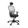 Office Chair with Headrest Jorquera Piqueras y Crespo 1D036N1 Black
