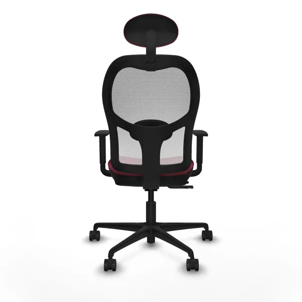 Office Chair with Headrest Jorquera Piqueras y Crespo 1D036N1 Maroon