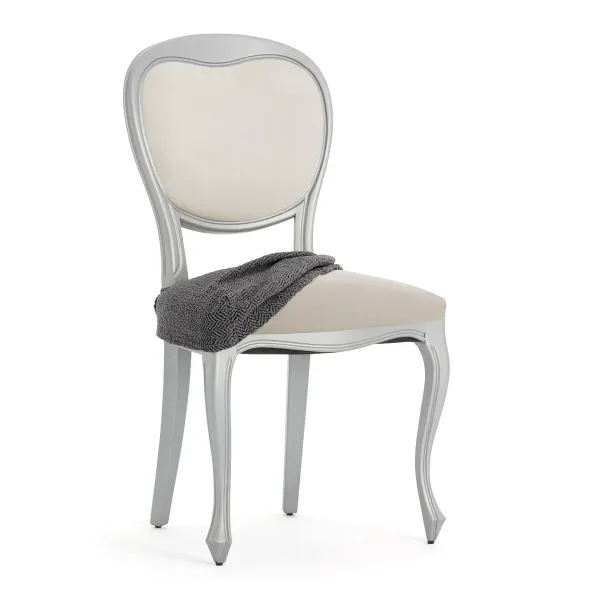 Chair Cover Eysa JAZ Dark grey 50 x 5 x 50 cm 2 Units