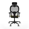 Office Chair with Headrest Jorquera Piqueras y Crespo 3D036G2 Yellow