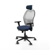Office Chair with Headrest Jorquera Piqueras y Crespo 3D036G2 Navy Blue