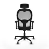 Office Chair with Headrest Jorquera Piqueras y Crespo 3D036G2 Navy Blue
