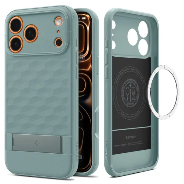 Spigen Parallax S Mag MagSafe - Case for iPhone 17 Pro (Sage Green)