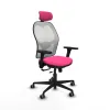 Office Chair with Headrest Jorquera Piqueras y Crespo 3D036G2 Pink