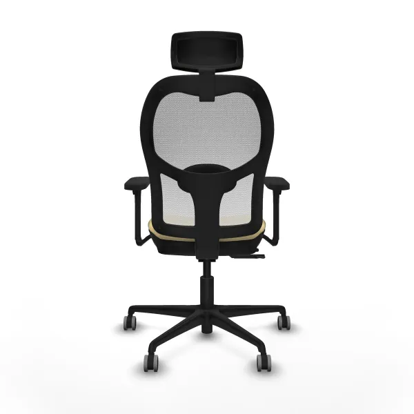 Office Chair with Headrest Jorquera Piqueras y Crespo 3D036G2 Cream