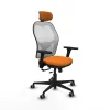 Office Chair with Headrest Jorquera Piqueras y Crespo 3D036G2 Orange