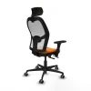 Office Chair with Headrest Jorquera Piqueras y Crespo 3D036G2 Orange