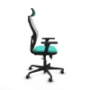 Office Chair with Headrest Jorquera Piqueras y Crespo 3D036G2 Turquoise