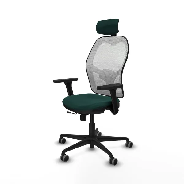 Office Chair with Headrest Jorquera Piqueras y Crespo 3D036G2 Green