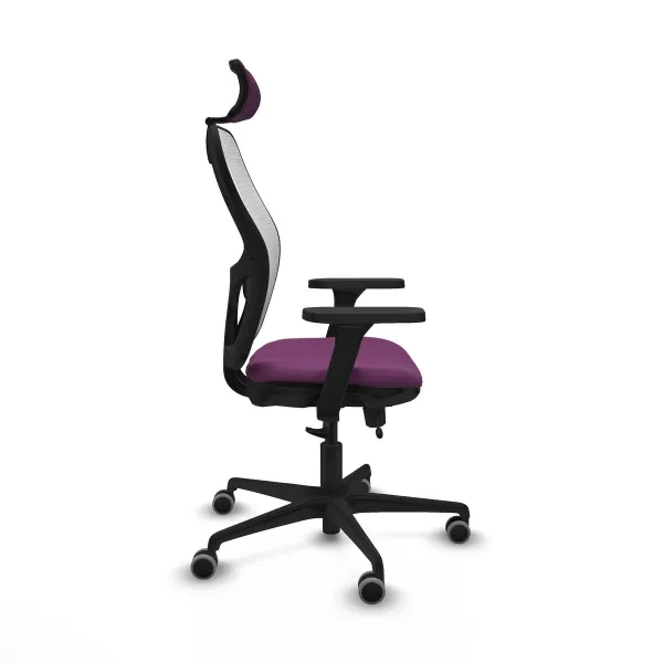 Office Chair with Headrest Jorquera Piqueras y Crespo 3D036G2 Purple