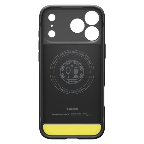 Spigen Rugged Armor Mag MagSafe - Case for iPhone 17 Pro (Matte Black)