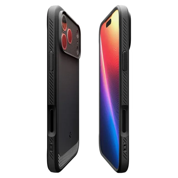 Spigen Rugged Armor Mag MagSafe - Case for iPhone 17 Pro (Matte Black)