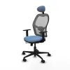 Office Chair with Headrest Jorquera Piqueras y Crespo 1D036N1 Sky blue