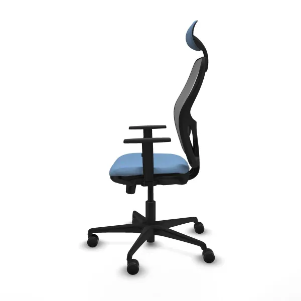 Office Chair with Headrest Jorquera Piqueras y Crespo 1D036N1 Sky blue