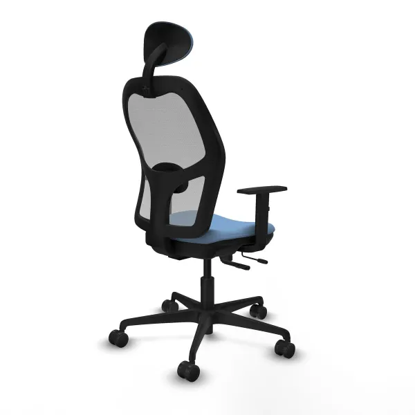 Office Chair with Headrest Jorquera Piqueras y Crespo 1D036N1 Sky blue