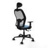 Office Chair with Headrest Jorquera Piqueras y Crespo 1D036N1 Sky blue