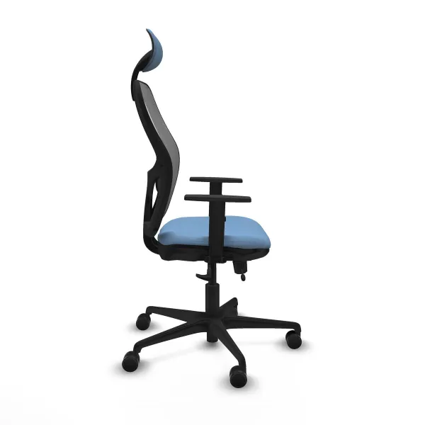 Office Chair with Headrest Jorquera Piqueras y Crespo 1D036N1 Sky blue