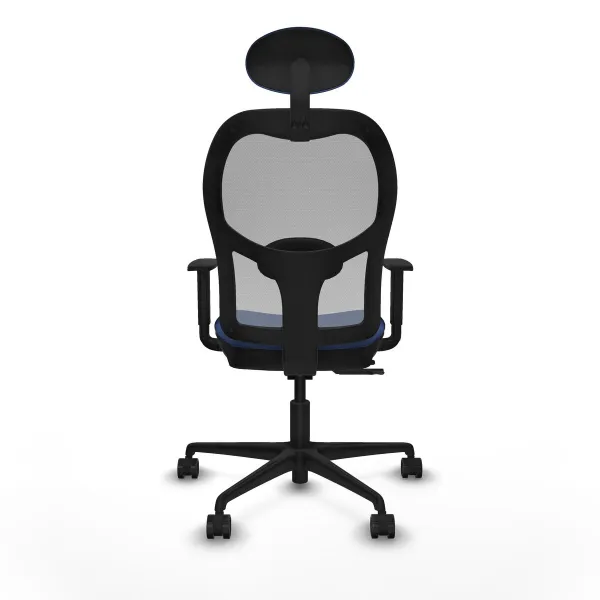 Office Chair with Headrest Jorquera Piqueras y Crespo 1D036N1 Navy Blue