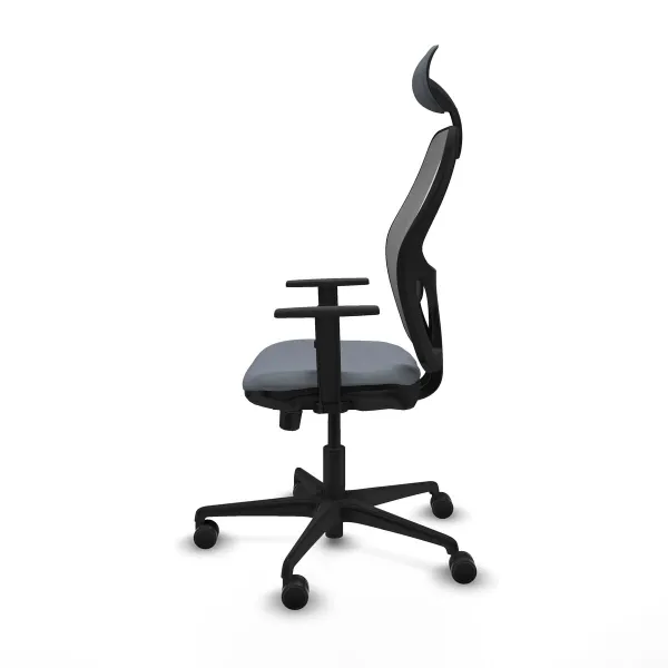 Office Chair with Headrest Jorquera Piqueras y Crespo 1D036N1 Grey