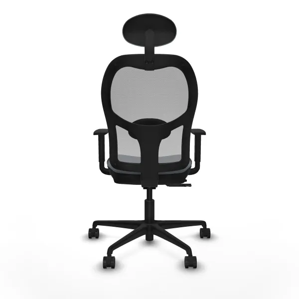 Office Chair with Headrest Jorquera Piqueras y Crespo 1D036N1 Grey