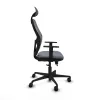 Office Chair with Headrest Jorquera Piqueras y Crespo 1D036N1 Grey