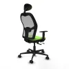 Office Chair with Headrest Jorquera Piqueras y Crespo 1D036N1 Pistachio