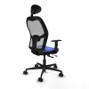Office Chair with Headrest Jorquera Piqueras y Crespo 1D036N1 Light Blue