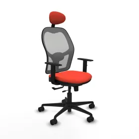 Office Chair with Headrest Jorquera Piqueras y Crespo 1D036N1 Dark Orange