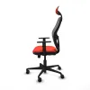 Office Chair with Headrest Jorquera Piqueras y Crespo 1D036N1 Dark Orange