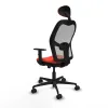 Office Chair with Headrest Jorquera Piqueras y Crespo 1D036N1 Dark Orange