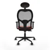 Office Chair with Headrest Jorquera Piqueras y Crespo 1D036N1 Dark Orange