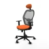 Office Chair with Headrest Jorquera Piqueras y Crespo 1D036N1 Orange