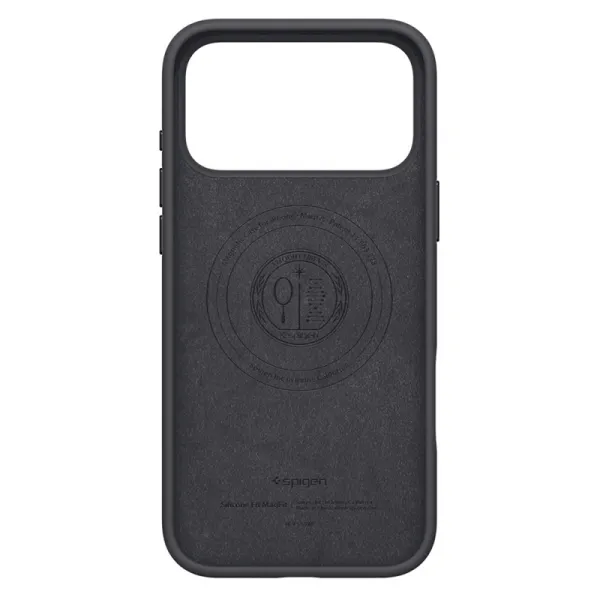 Spigen Silicone Fit Mag MagSafe - Case for iPhone 17 Pro (Black)