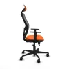 Office Chair with Headrest Jorquera Piqueras y Crespo 1D036N1 Orange