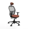 Office Chair with Headrest Jorquera Piqueras y Crespo 1D036N1 Brown